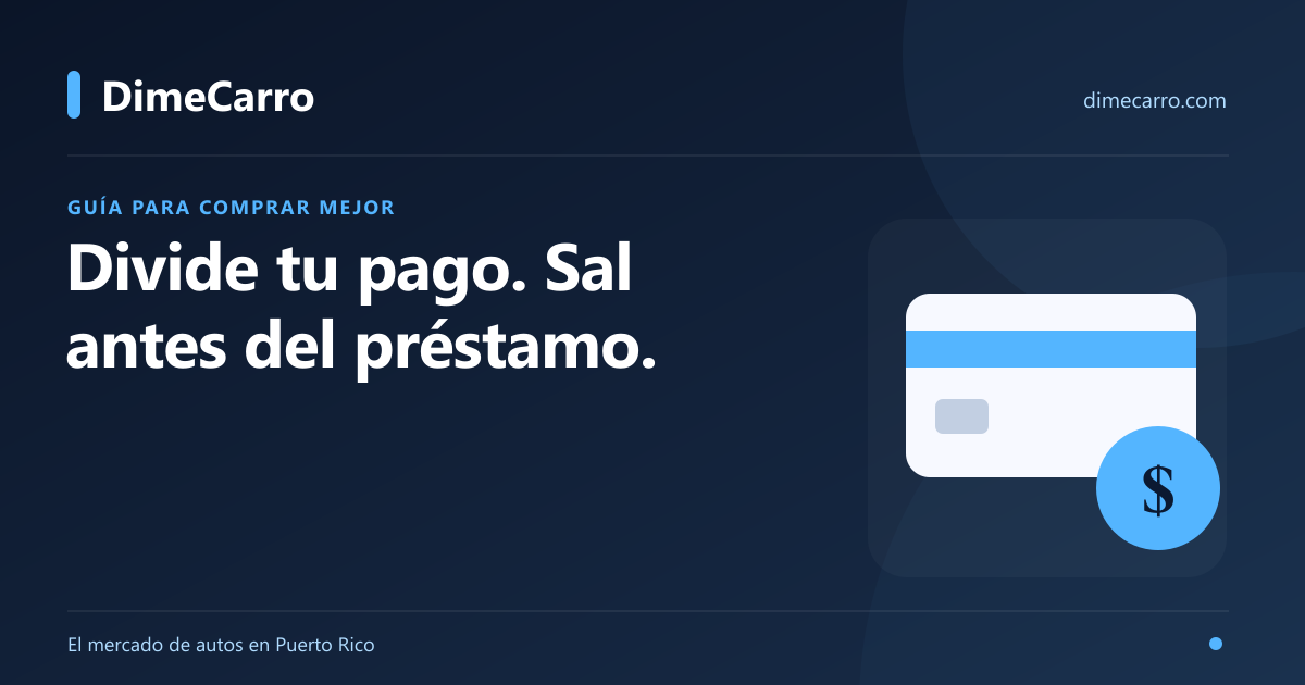Divide tu pago del carro en dos y aprovecha los primeros 45 días: así sales antes del préstamo