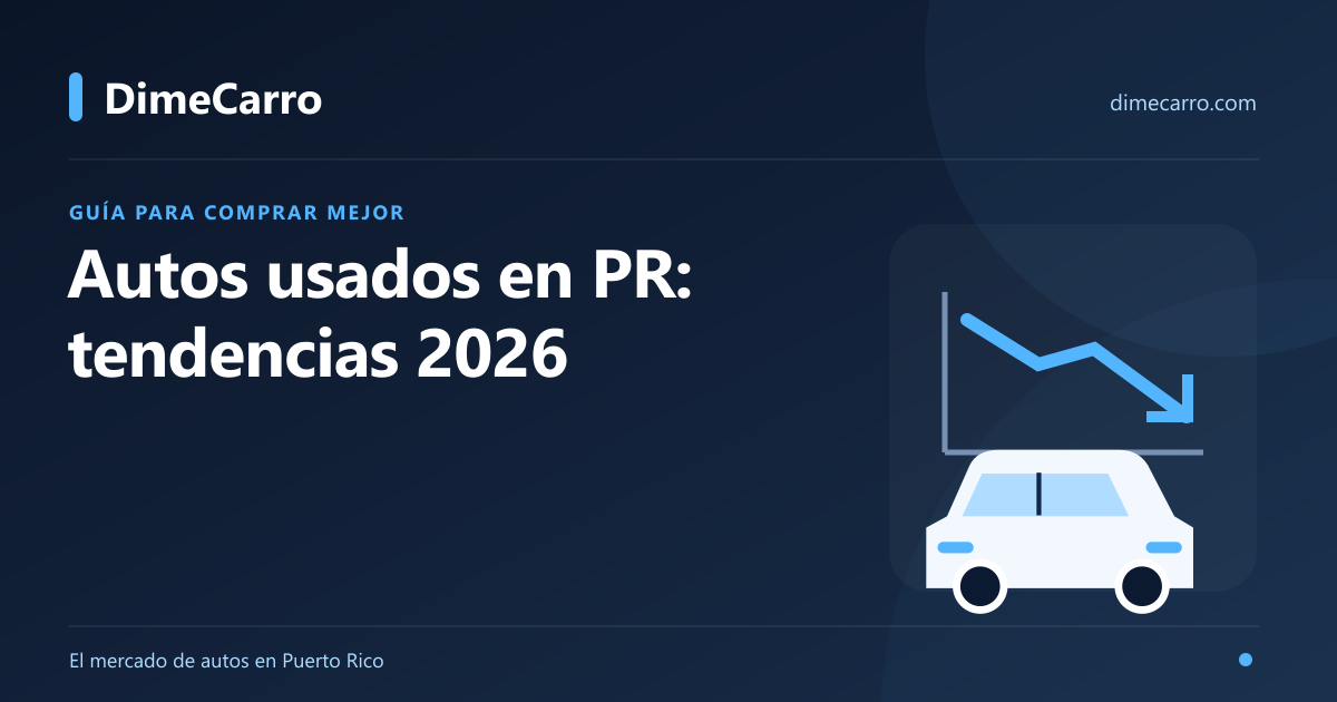 Mercado de Autos Usados en Puerto Rico 2026: Tendencias