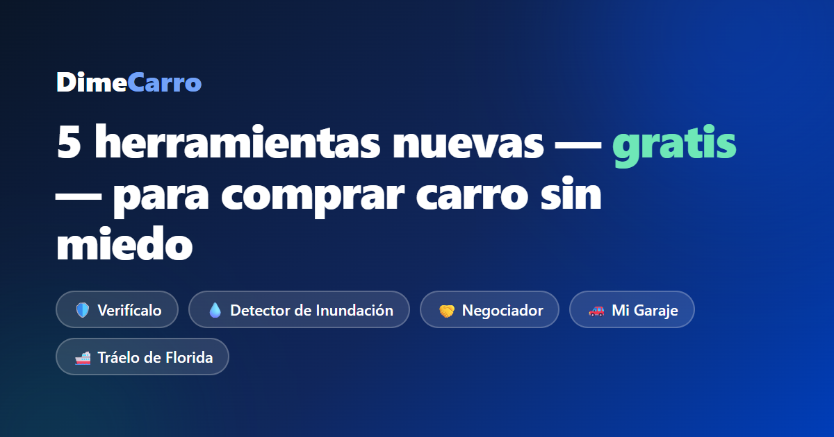 5 herramientas nuevas (y gratis) para comprar carro en Puerto Rico sin miedo